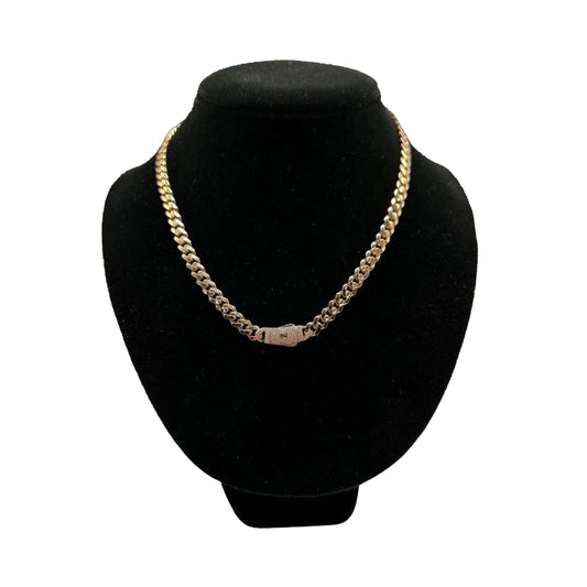 14K Yellow Gold Hollow Cuban MONACI Chain (18" inches 7.0MM)