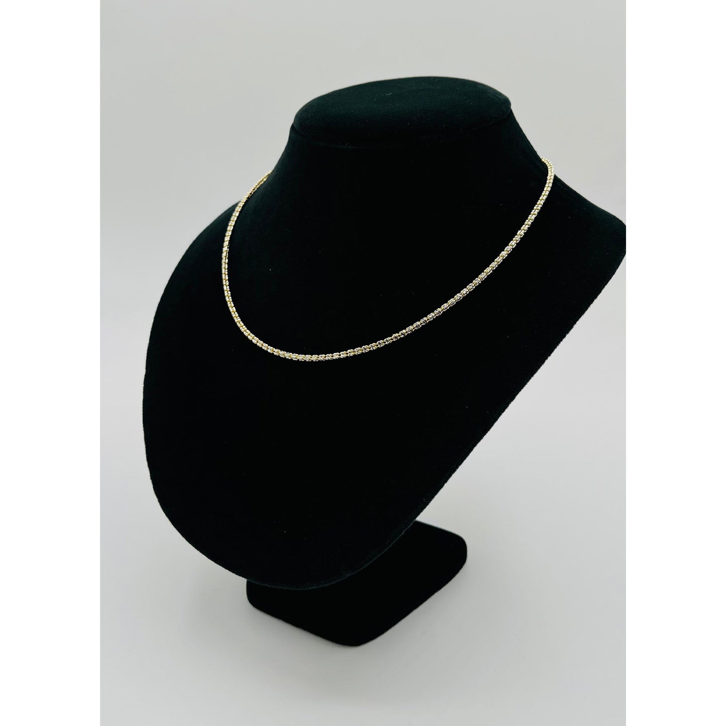 14K Yellow Gold Moon Ice Chain (18" inches 2.5MM)
