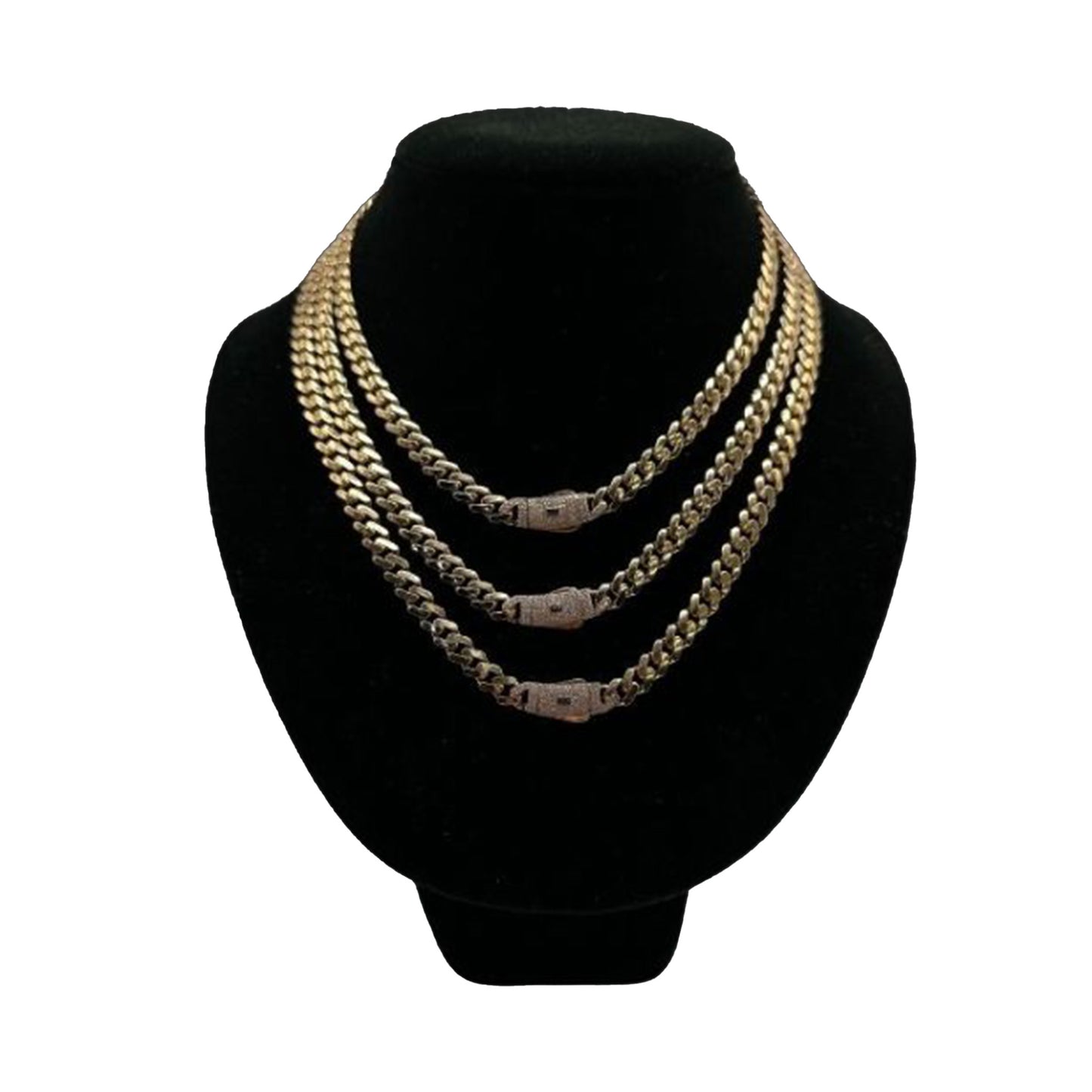 14K Yellow Gold Hollow Cuban MONACI Chain (16" inches 7.0MM)