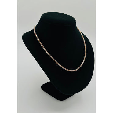 14K Rose Gold Moon Ice Chain (20" inches 3.3MM)