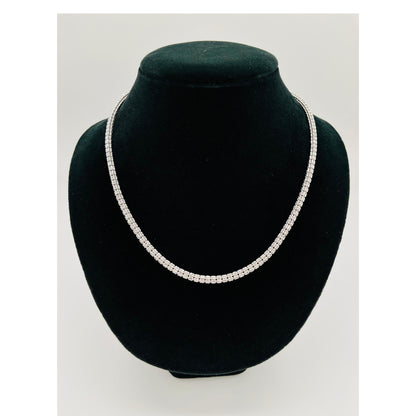 14K White Gold Moon Ice Chain (20" inches 4.5MM)