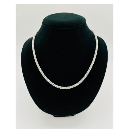 14K White Gold Moon Ice Chain (20" inches 4.5MM)