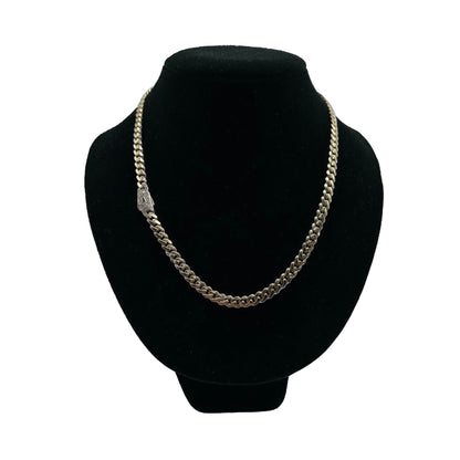 14K Yellow Gold Hollow Cuban MONACI Chain (20" inches 6.0MM)