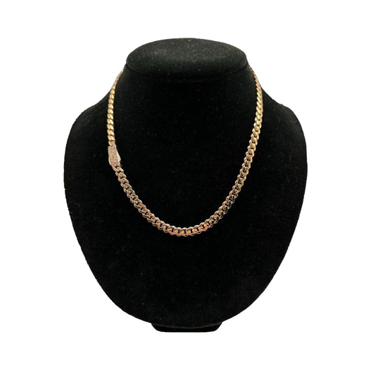 14K Yellow Gold Hollow Cuban MONACI Chain (18" inches 6.0MM)