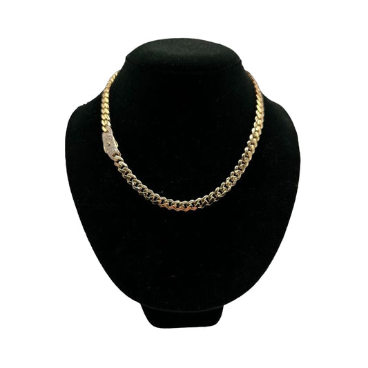 14K Yellow Gold Hollow Cuban MONACI Chain (18" inches 8.0MM)