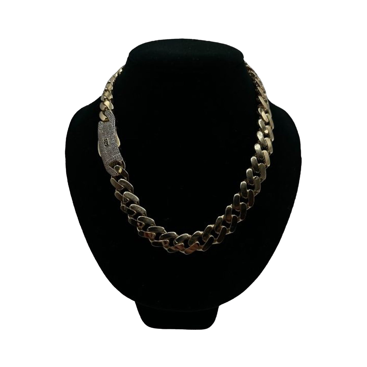 14K Yellow Gold Hollow Cuban MONACI Chain (20″ inches 15MM)