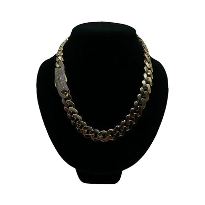 14K Yellow Gold Hollow Cuban MONACI Chain (20″ inches 15MM)