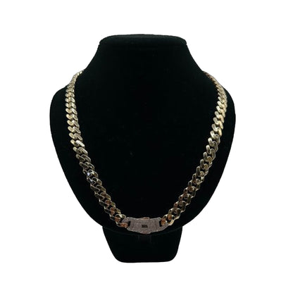 14K Yellow Gold Hollow Cuban MONACI Chain (24" inches 11.0MM)