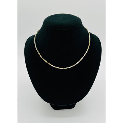 14K Yellow Gold Moon Ice Chain (18" inches 2.5MM)