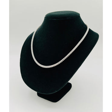 14K White Gold Moon Ice Chain (20" inches 4.5MM)