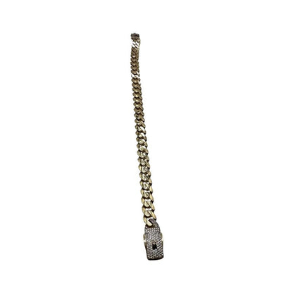14K Yellow Gold Hollow Cuban MONACI Bracelet (8.0" inches 8.0MM)